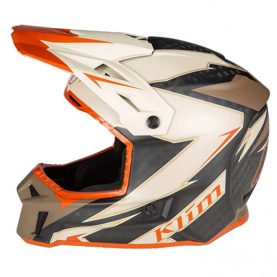 Klim F3 Carbon Off-Road Helmet ECE Lightning Peyote Off Road Helmets - SKU 3707-001-110-008