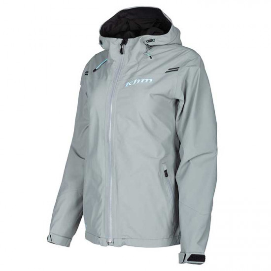 Klim Eclipse Ladies Jacket Monument Gray - Crystal Blue