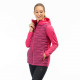 Klim Luna Ladies Stretch Down Hybrid Hoodie Raspberry Radiance - Punch Pink