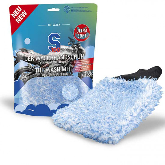 S100 Wash Mitt Premium Microfibre Road Bike Accessories - SKU DW8182