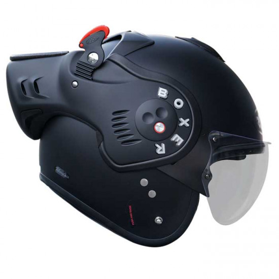 Roof RO5 Boxer V8 S Matt Black Flip Front Motorcycle Helmets - SKU HRO01242254