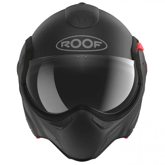 Roof RO9 Boxxer 2 Matt Black Flip Front Motorcycle Helmets - SKU HRO60200354