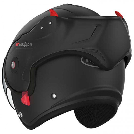 Roof RO9 Boxxer 2 Matt Black Flip Front Motorcycle Helmets - SKU HRO60200354