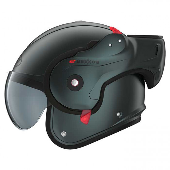 Roof RO9 Boxxer 2 Matt Petrol Flip Front Motorcycle Helmets - SKU HRO60200554