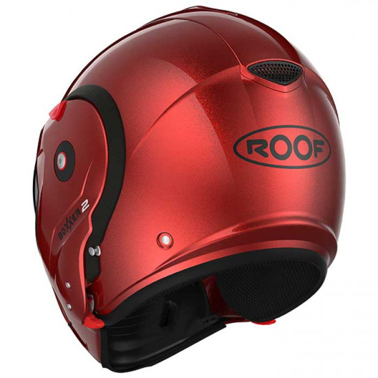 Roof RO9 Boxxer 2 Red Flip Front Motorcycle Helmets - SKU HRO60200654