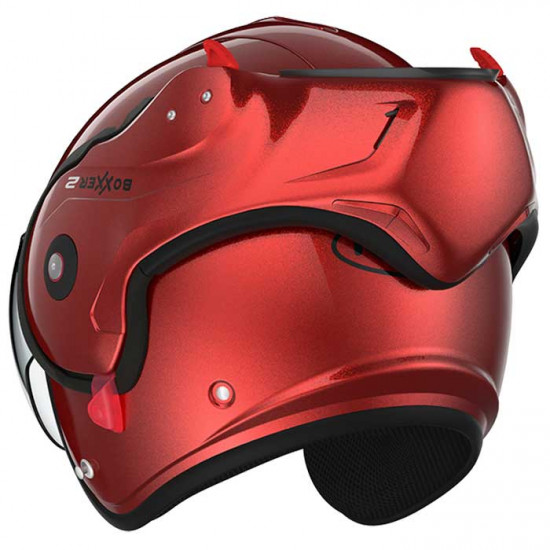 Roof RO9 Boxxer 2 Red Flip Front Motorcycle Helmets - SKU HRO60200654