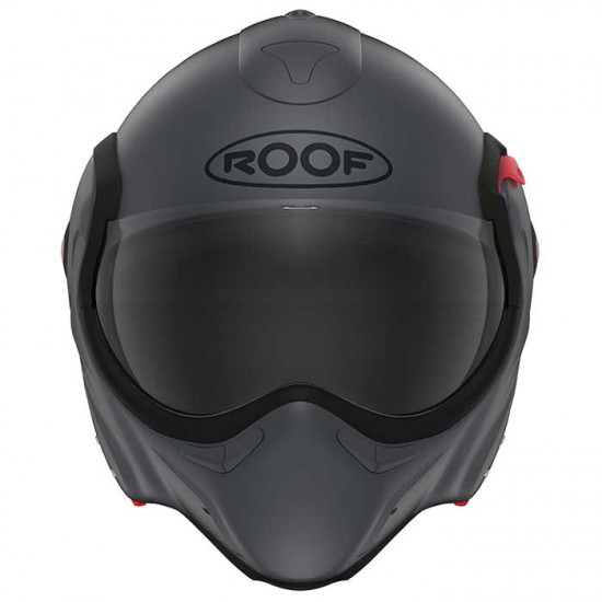 Roof RO9 Boxxer 2 Matt Graphite Flip Front Motorcycle Helmets - SKU HRO60200754