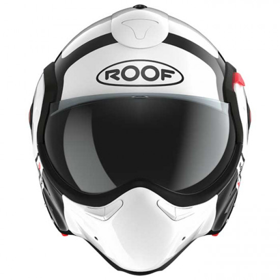 Roof RO9 Boxxer 2 Bond Black White Flip Front Motorcycle Helmets - SKU HRO60202254