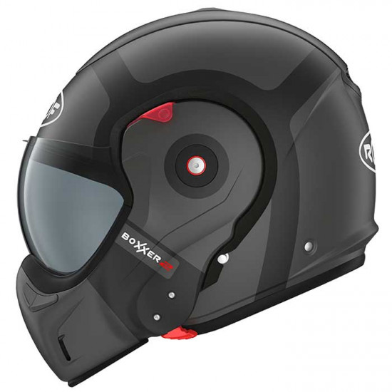 Roof RO9 Boxxer 2 Bond Matt Titan Black Flip Front Motorcycle Helmets - SKU HRO60202354