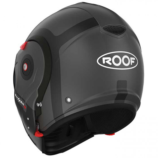 Roof RO9 Boxxer 2 Bond Matt Titan Black Flip Front Motorcycle Helmets - SKU HRO60202354