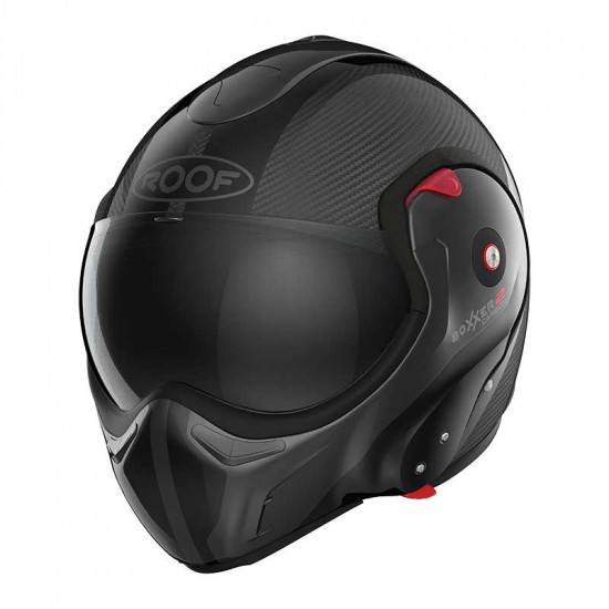 Roof Boxxer 2 Carbon Wonder Black Flip Front Motorcycle Helmets - SKU HRO60212654