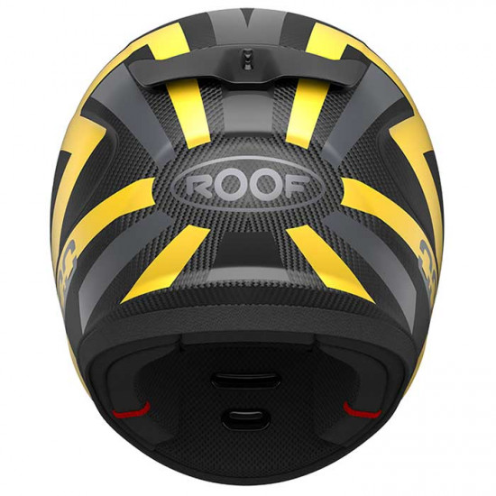 Roof RO200 Carbon Suzuka Yellow Metal Flip Front Motorcycle Helmets - SKU HRO60302254