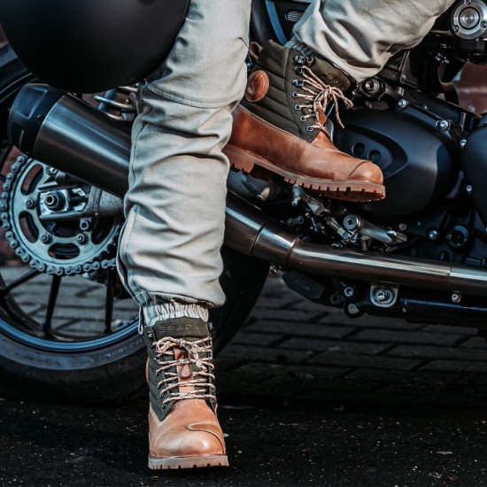 Spada Anvil Boot Wheat Mens Motorcycle Touring Boots - SKU 0849754