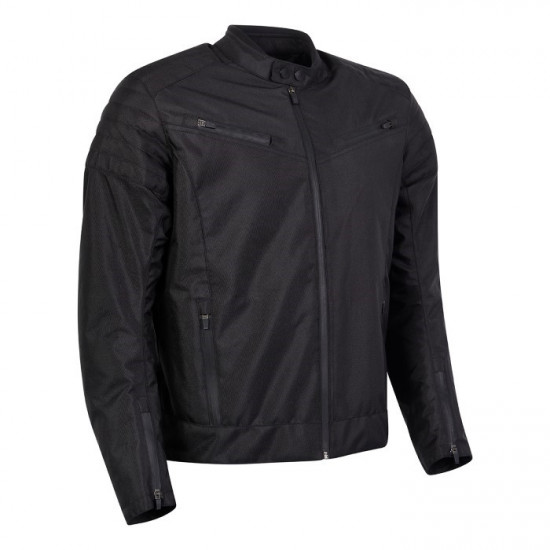 Spada Cafe Flux Jacket Black Mens Motorcycle Jackets - SKU 0850347