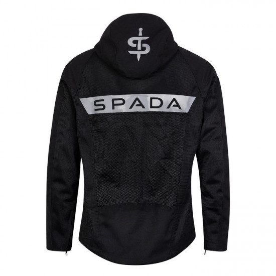 Spada Hooded Air Jacket Black Mens Motorcycle Jackets - SKU 0845800