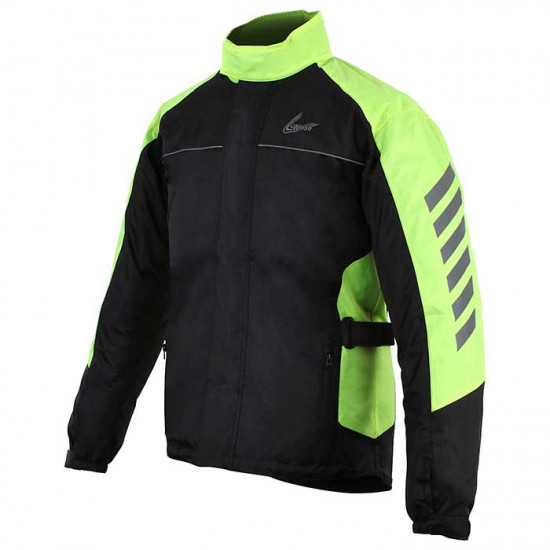 Weise Arica Waterproof Over Jacket Black Neon