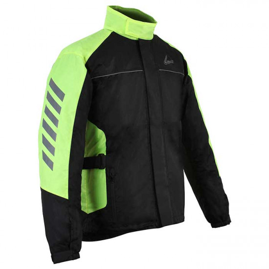 Weise Arica Waterproof Over Jacket Black Neon Waterproofs - SKU WJARI92XS