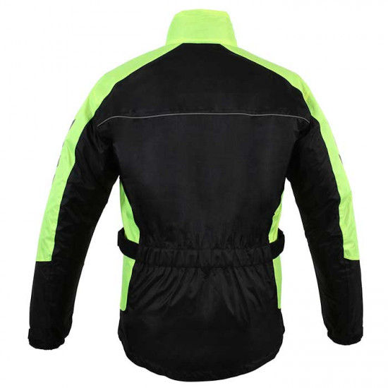 Weise Arica Waterproof Over Jacket Black Neon Waterproofs - SKU WJARI92XS