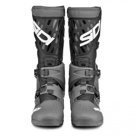 Sidi Crossair CE Grey Black Adults MX Boots - SKU 0838000