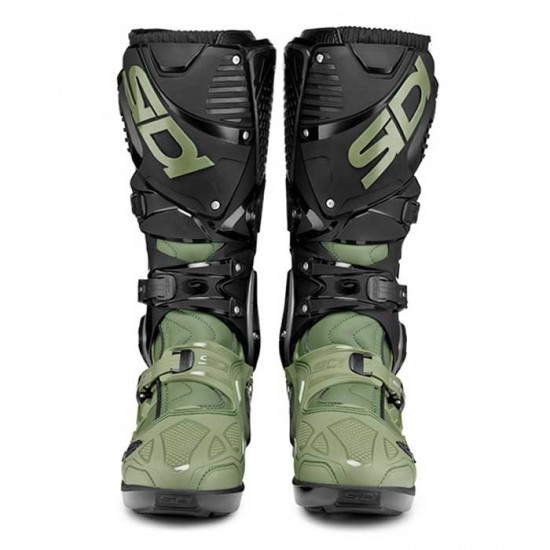 Sidi Crossfire 3 SRS CE Army Black Adults MX Boots - SKU 0838345