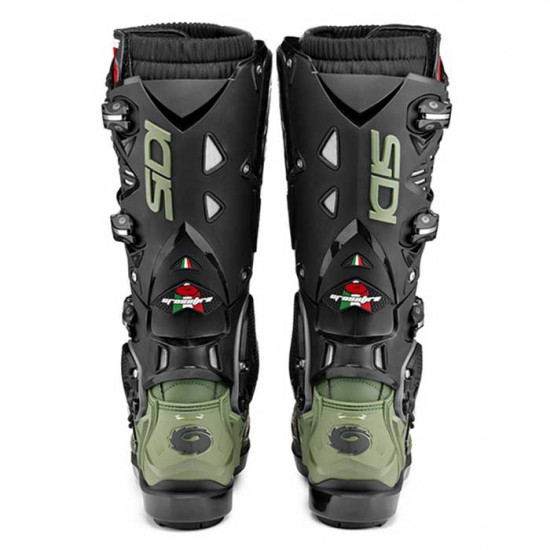 Sidi Crossfire 3 SRS CE Army Black Adults MX Boots - SKU 0838345