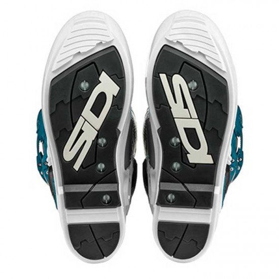 Sidi Crossfire 3 SRS CE White Petrol Adults MX Boots - SKU 0838413