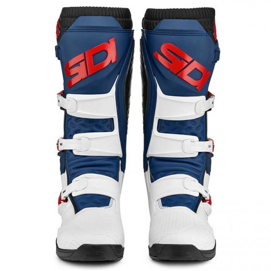 Sidi X-Power SC CE White Navy Red Adults MX Boots - SKU 0839748