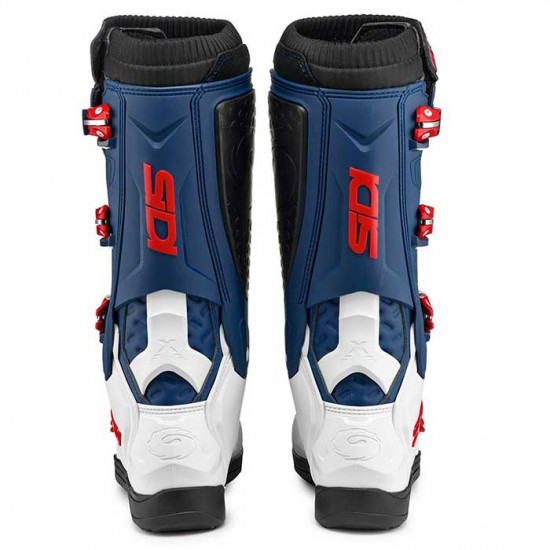 Sidi X-Power SC CE White Navy Red Adults MX Boots - SKU 0839748