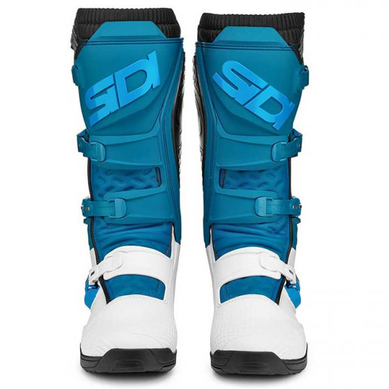 Sidi X-Power SC Lady CE White Petrol Adults MX Boots - SKU 0840294