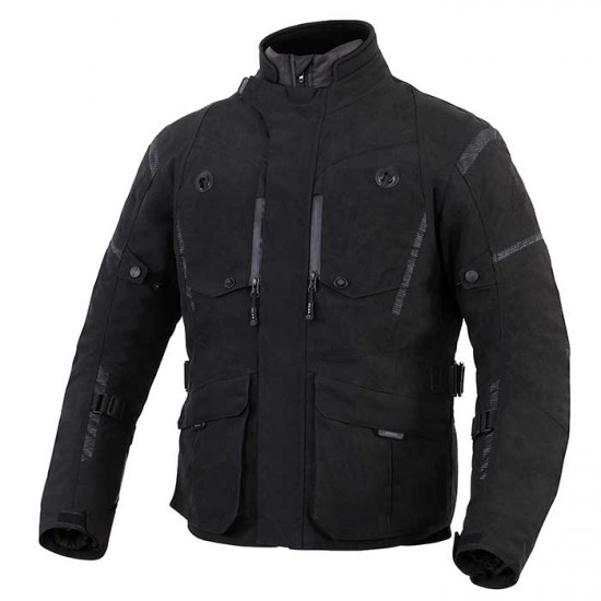 Weise Navigator Black Jacket Mens Motorcycle Jackets - SKU WJNAV14SM