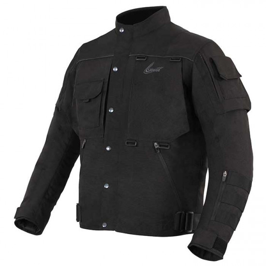 Weise Recon Black Jacket Mens Motorcycle Jackets - SKU WJREC14SM