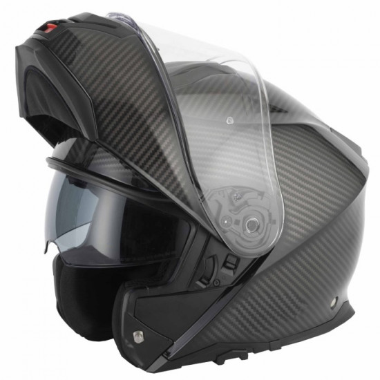 Vcan H272 Atlas Full Carbon Wrap Helmet Flip Front Motorcycle Helmets - SKU RLMWHTS032