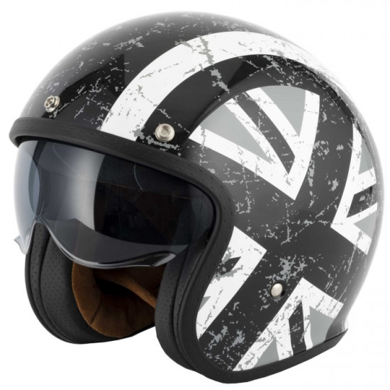 Vcan H589 Black Jack Open Face Helmets - SKU RLMWFEN006