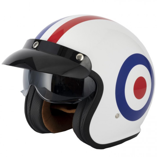 Vcan H589 Roundel Open Face Helmets - SKU RLMWFEN016