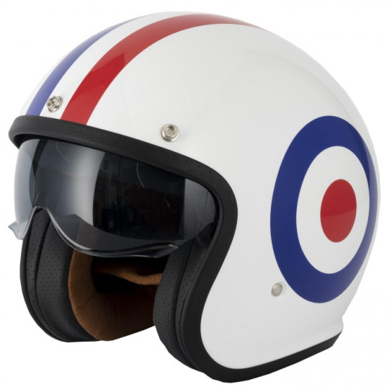 Vcan H589 Roundel Open Face Helmets - SKU RLMWFEN016