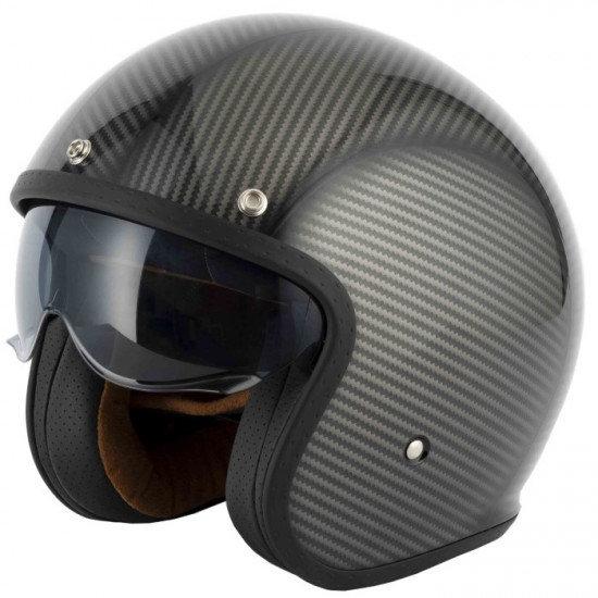 Vcan H589 Delta Full Carbon Wrap Open Face Helmets - SKU RLMWFEN021