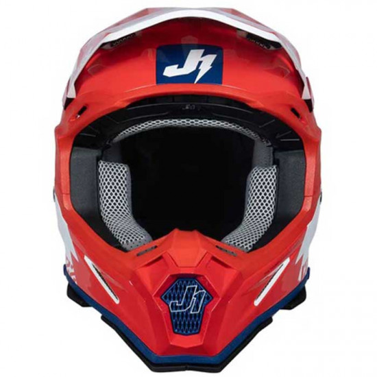 Just1 J22 Revolt Red Blue White Off Road Helmets - SKU JUS204S