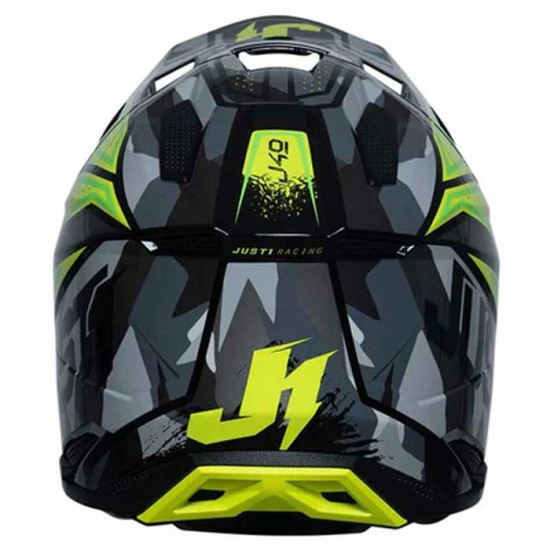 Just1 J40 Shooter Camo Fluo Yellow Off Road Helmets - SKU JUS404S