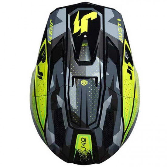 Just1 J40 Shooter Camo Fluo Yellow Off Road Helmets - SKU JUS404S