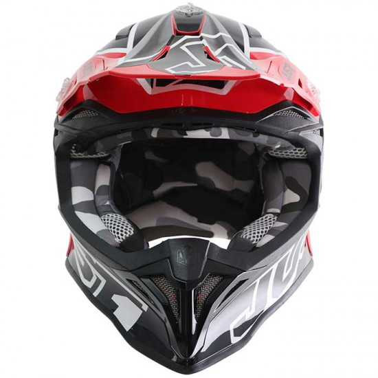 Just1 J39 Thruster Red Off Road Helmets - SKU JUS602S