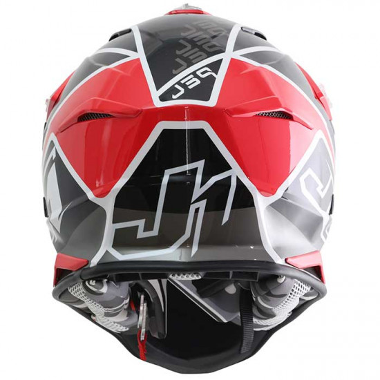 Just1 J39 Thruster Red Off Road Helmets - SKU JUS602S