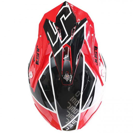 Just1 J39 Thruster Red Off Road Helmets - SKU JUS602S