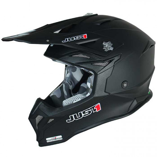 Just1 J39 Matt Black Off Road Helmets - SKU JUS606S