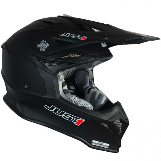 Just1 J39 Matt Black Off Road Helmets - SKU JUS606S