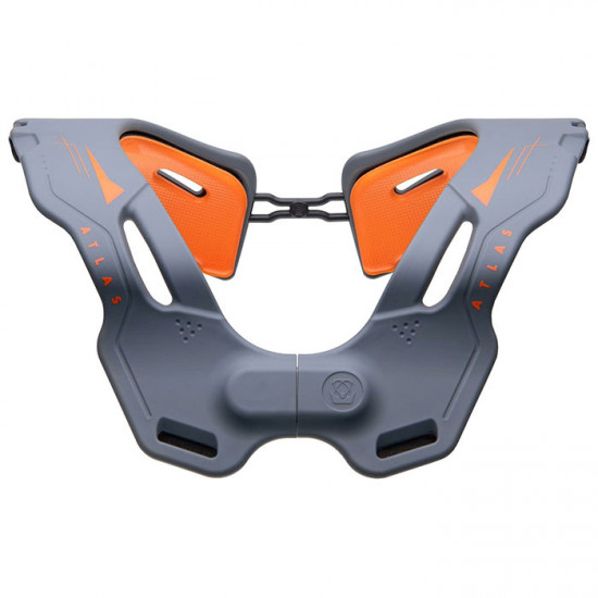 Atlas Vision Neck Collar Grey Orange Body Armour - SKU UATLVC107010