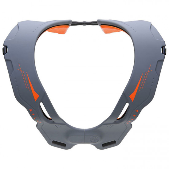 Atlas Vision Neck Collar Grey Orange Body Armour - SKU UATLVC107010