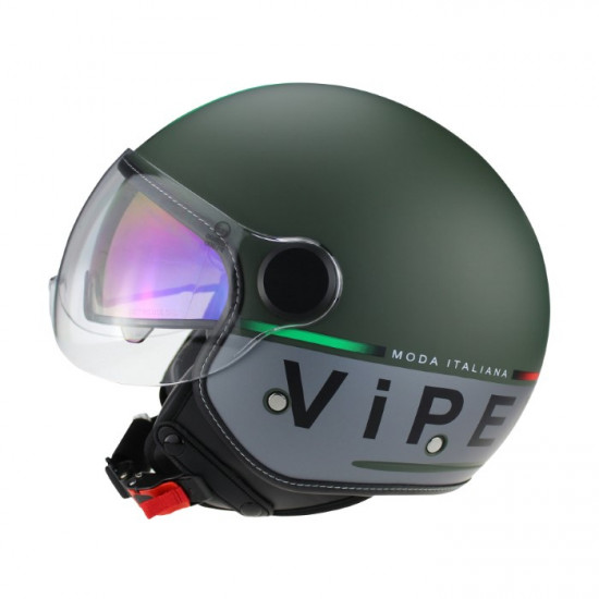 Viper RSV19 Jet Forza Green Matt Open Face Helmets - SKU A348ForzaGreenMattXS