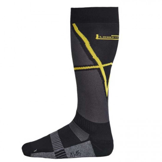 Lindstrands Cool Sock Blk/Yellow