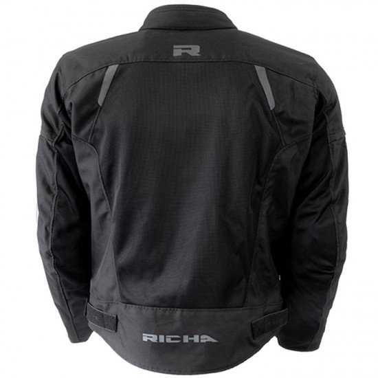 Richa Auyan Waterproof Jacket Black Mens Motorcycle Jackets - SKU 082/2AUY/BK/02