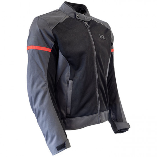 Richa Auyan Waterproof Jacket Black Grey Red